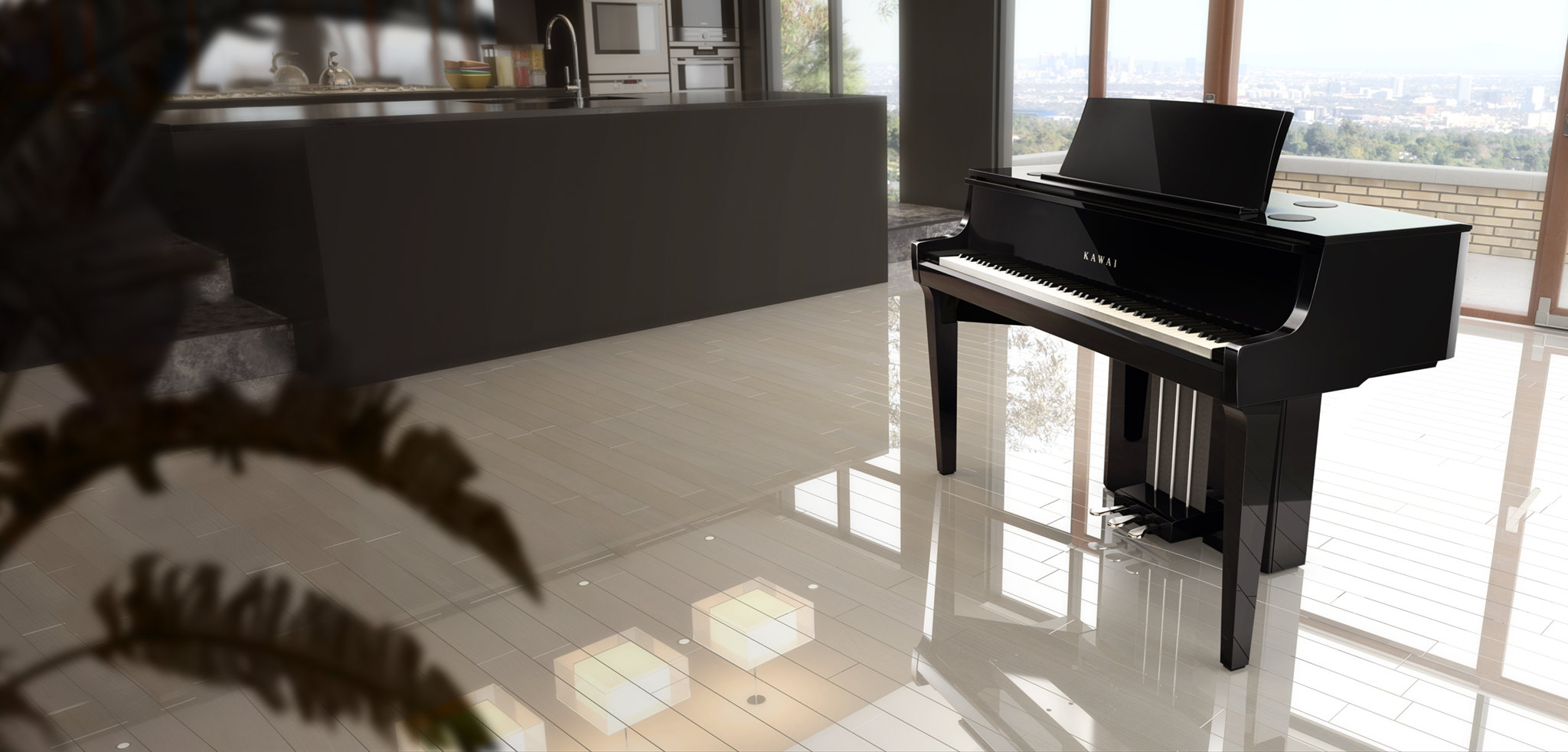 Digital Piano in Home