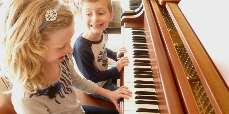 Digital Piano in Home