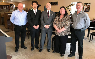 President of Kawai America Corp. Visits Grafton’s
